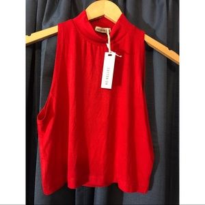 Maxine Sleeveless Mock Neck Tank